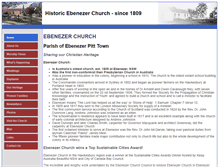 Tablet Screenshot of ebenezerchurch.org.au
