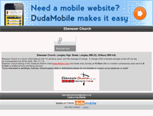 Tablet Screenshot of ebenezerchurch.co.uk